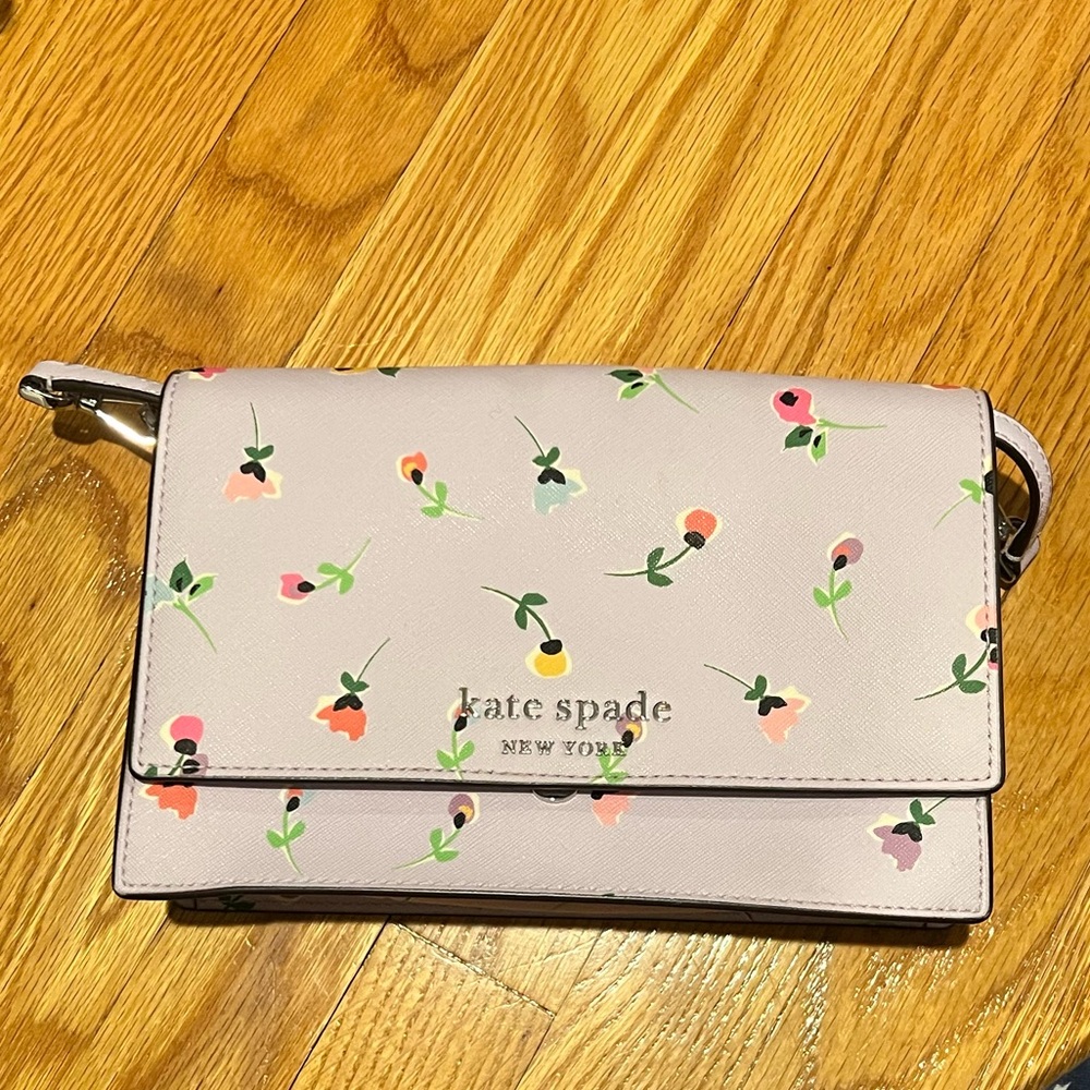 Kate Spade crossbody with matching wallet.